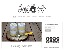 Tablet Screenshot of loveandduckfat.com